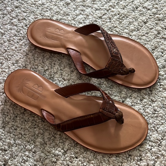 Brand new brown leather sandals size 8 - Picture 4 of 5